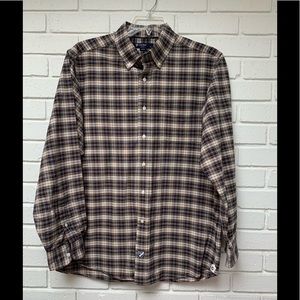 Daniel Cremieux Classic Plaid button shirt L